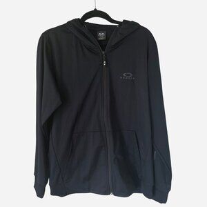 Oakley Hydrolix Zip Women's Hoodie Black Size M Performance Fit